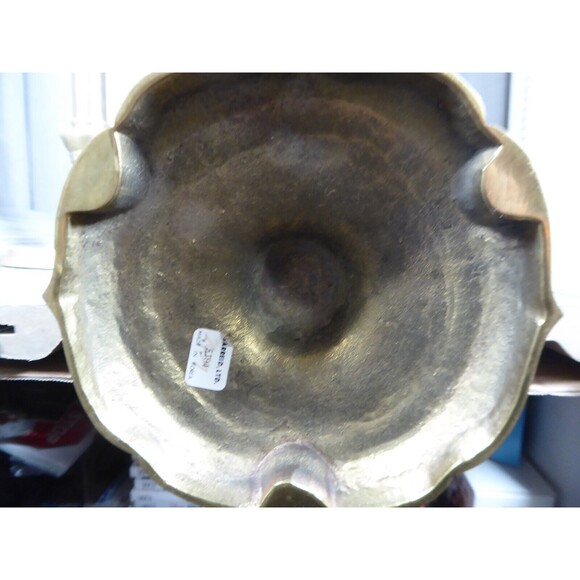 Vintage set of 3 of Heavy Brass Candle Sticks by SARREID Ltd Korea (Ducks 2/3) - Picture 16 of 16